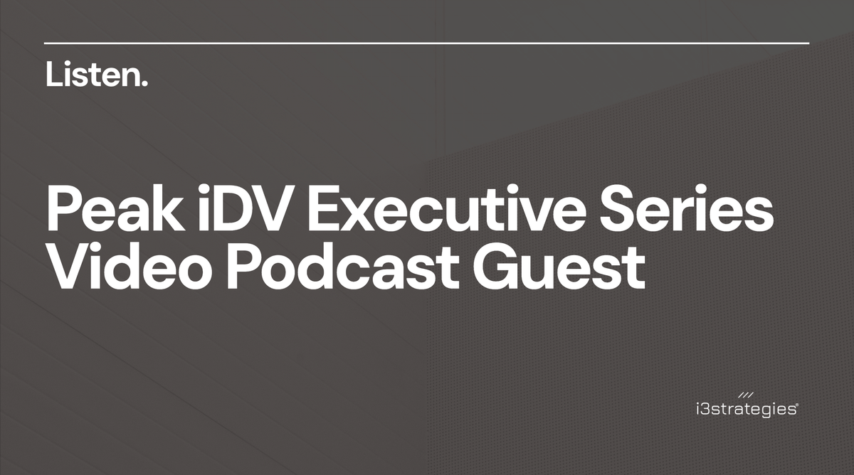 Vic Maculaitis Recently Joined the Peak iDV Executive Series Video Podcast