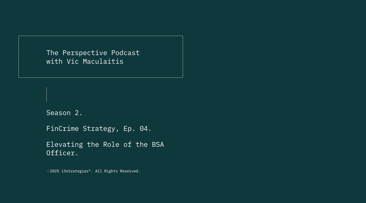 🎧 Season 2, FinCrime Strategy, Ep. 04